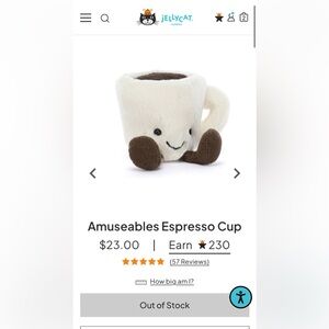 Amuseables Espresso Cup